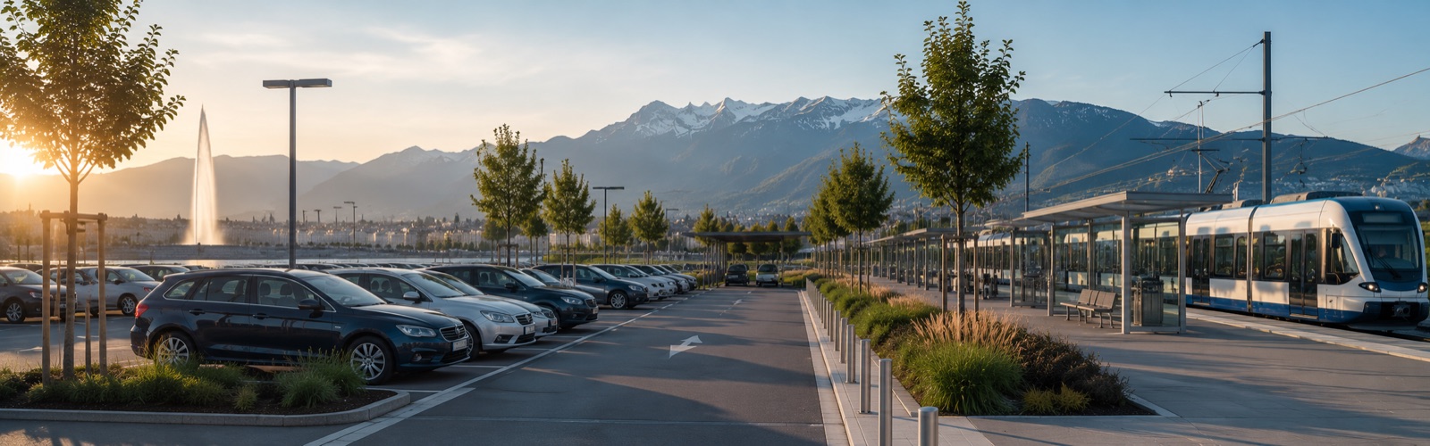 Les parkings P+R de Genève pour frontaliers : tarifs et astuces