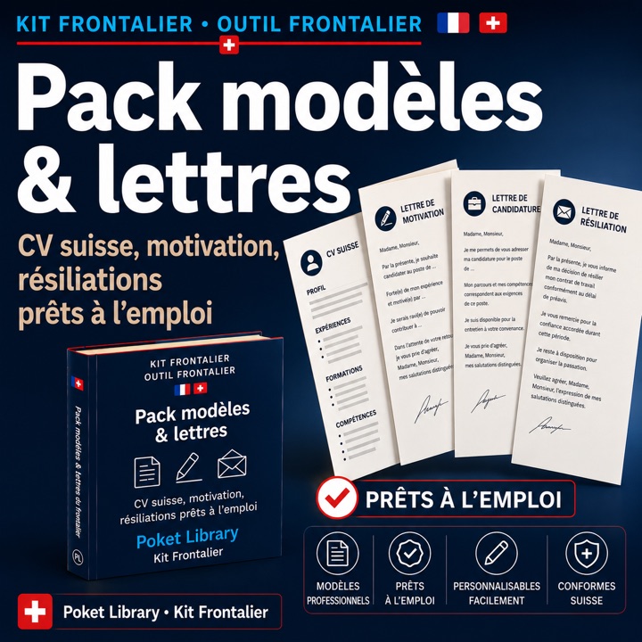 Pack modèles & lettres du frontalier