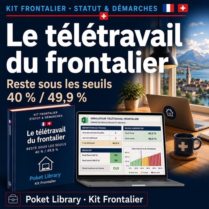 Le télétravail du frontalier